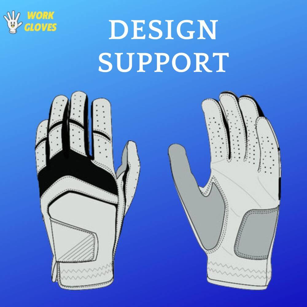 custom design by work gloves