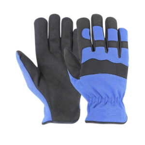 blue mechanic gloves